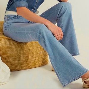 AG Quinne High Rise Vintage Ag-Ed Flare Bottom Jeans Denim 25